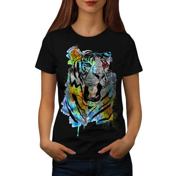 Amazing Tiger Print Womens T-Shirt