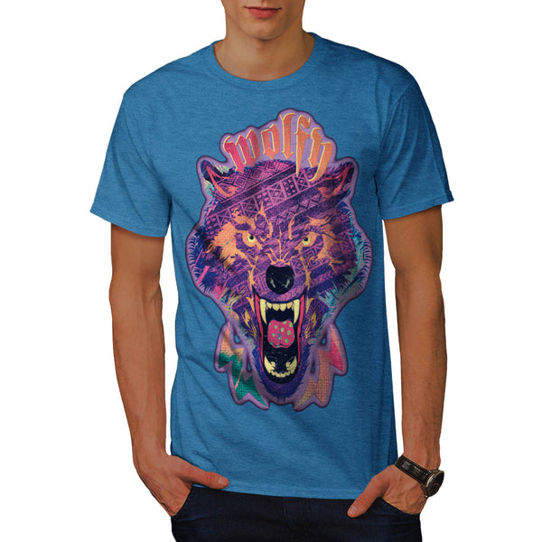 Amazing Wolf Face Mens T-Shirt