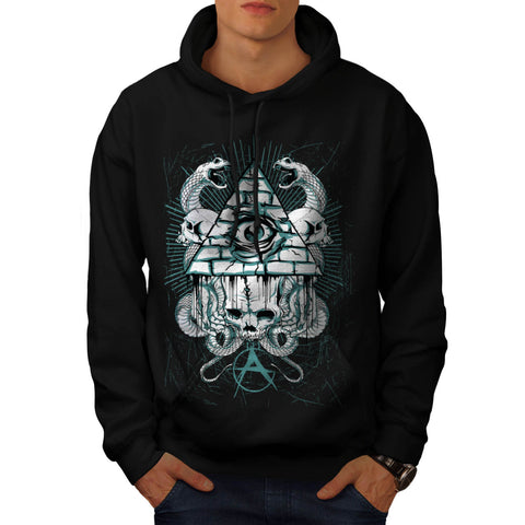 Illuminati Snake Eye Mens Hoodie