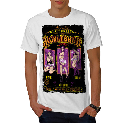 Burlesque Live Show Mens T-Shirt