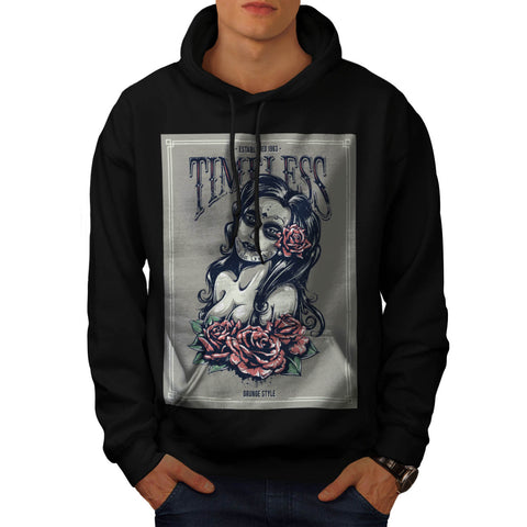Timeless Gothic Girl Mens Hoodie