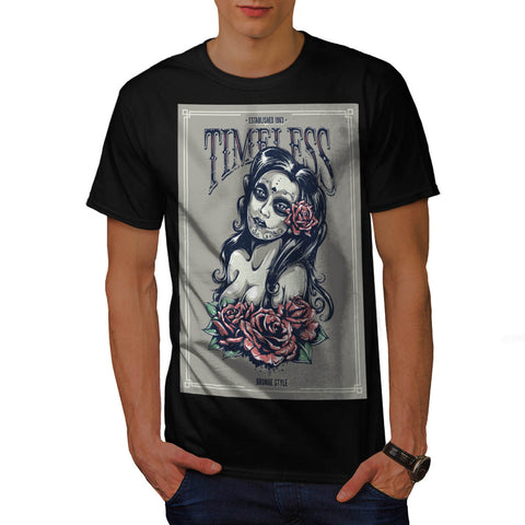 Timeless Gothic Girl Mens T-Shirt