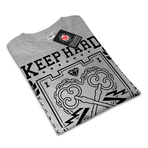 Keep Hard Stay Solid Womens T-Shirt