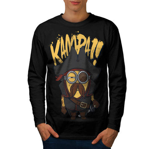 Kampa Minion Pirate Mens Long Sleeve T-Shirt