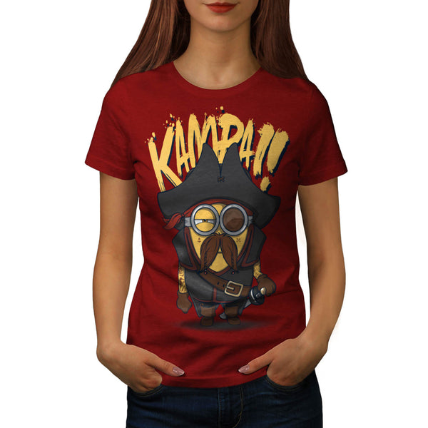 Kampa Minion Pirate Womens T-Shirt
