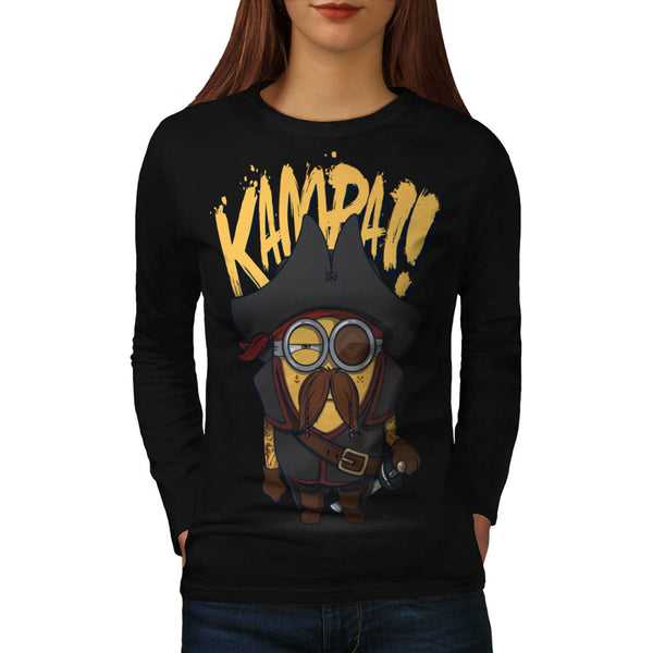 Kampa Minion Pirate Womens Long Sleeve T-Shirt