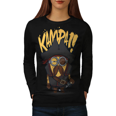 Kampa Minion Pirate Womens Long Sleeve T-Shirt