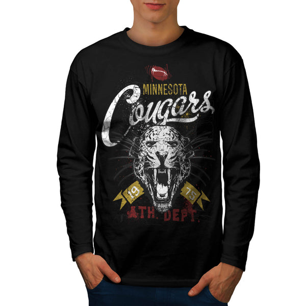 Minnesota Cougar USA Mens Long Sleeve T-Shirt