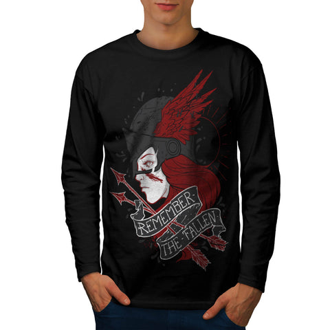 Remember The Fallen Mens Long Sleeve T-Shirt