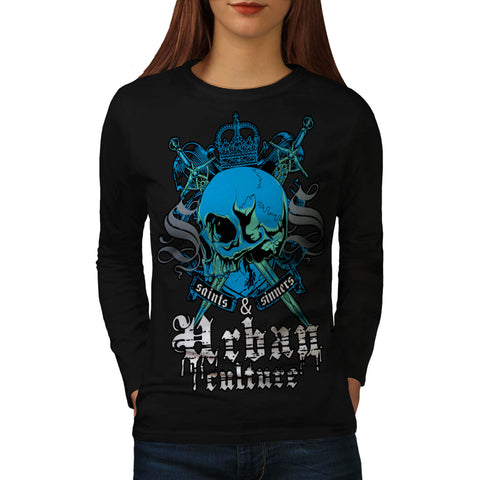 Urban Culture Saint Womens Long Sleeve T-Shirt