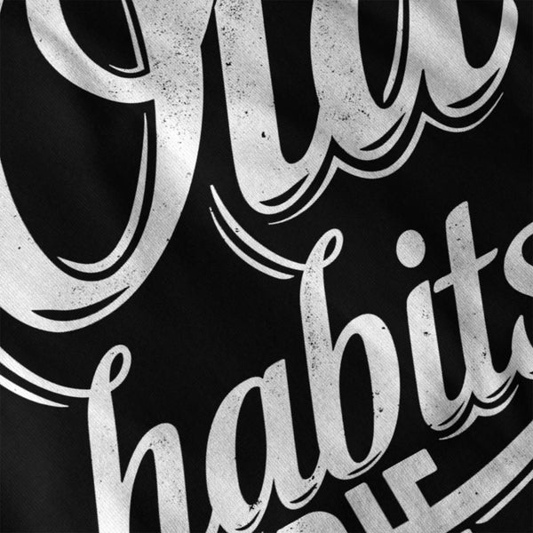 Old Habits Die Hard Mens Hoodie