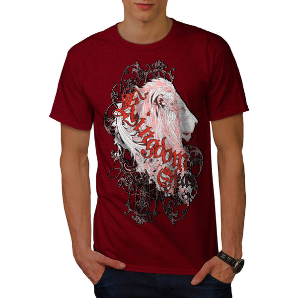 Kingdom Of Fear Lion Mens T-Shirt