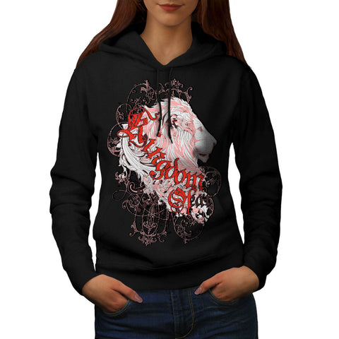 Kingdom Of Fear Lion Womens Hoodie