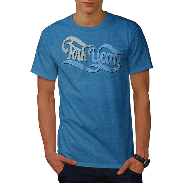 Folk Yeah Music Fun Mens T-Shirt