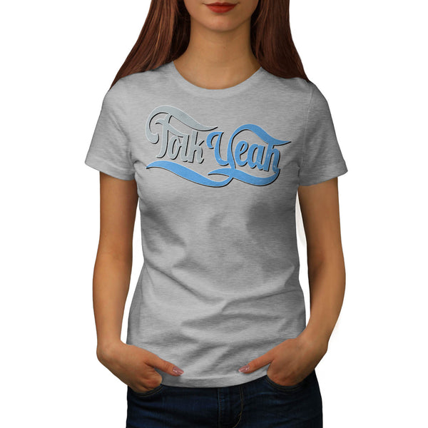 Folk Yeah Music Fun Womens T-Shirt