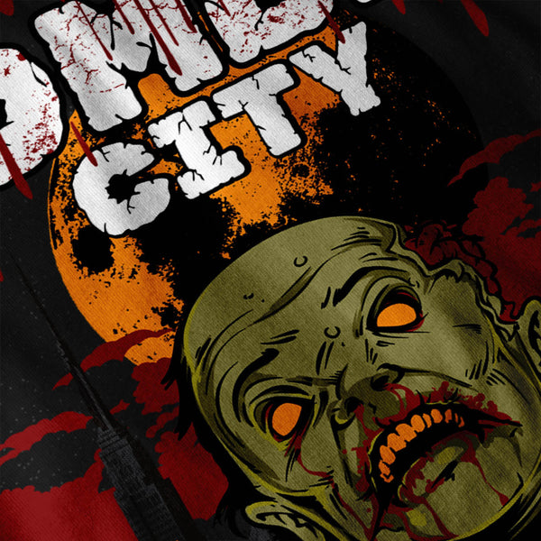 Zombie City Comic Womens Hoodie