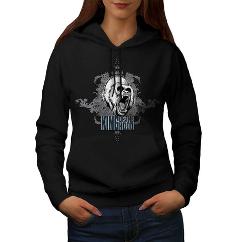 King Of The Hood Apes Womens Hoodie