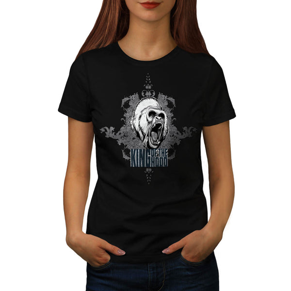 King Of The Hood Apes Womens T-Shirt