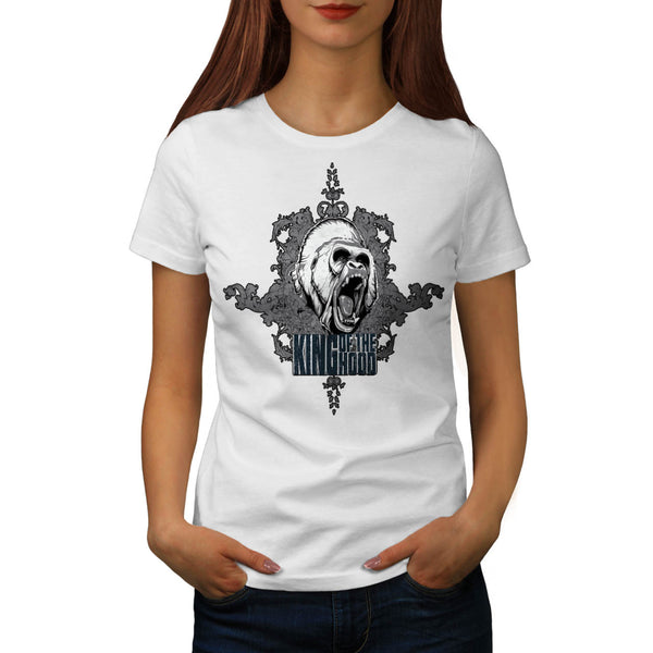 King Of The Hood Apes Womens T-Shirt