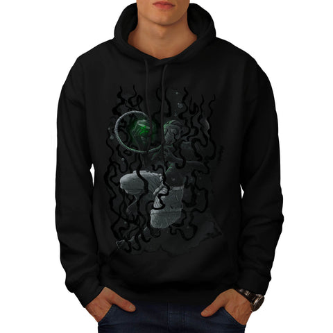 Under Water Gas Mask Mens Hoodie