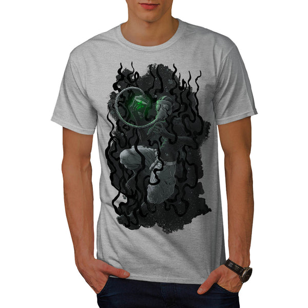 Under Water Gas Mask Mens T-Shirt