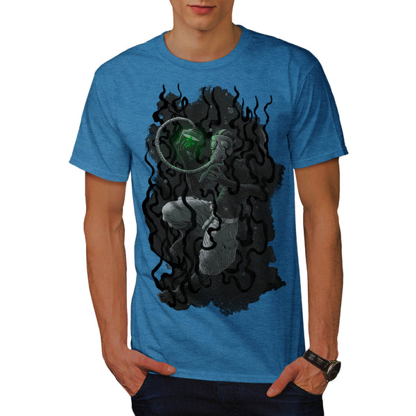 Under Water Gas Mask Mens T-Shirt