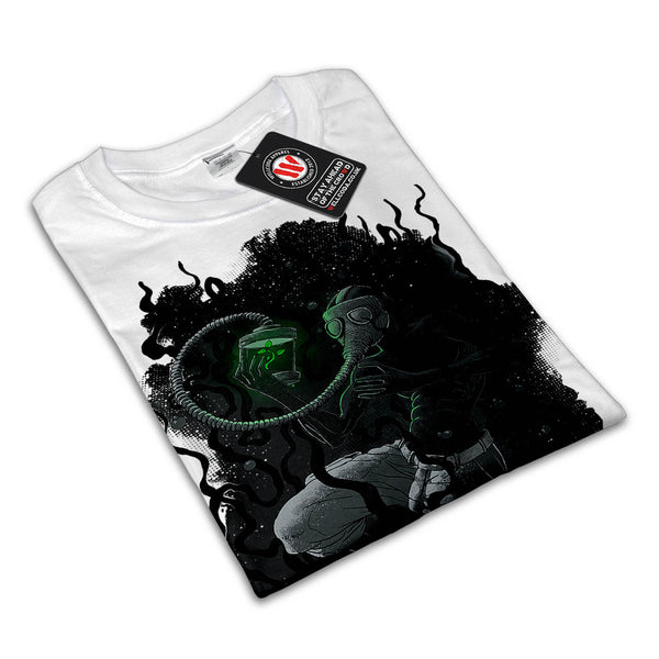 Under Water Gas Mask Womens T-Shirt