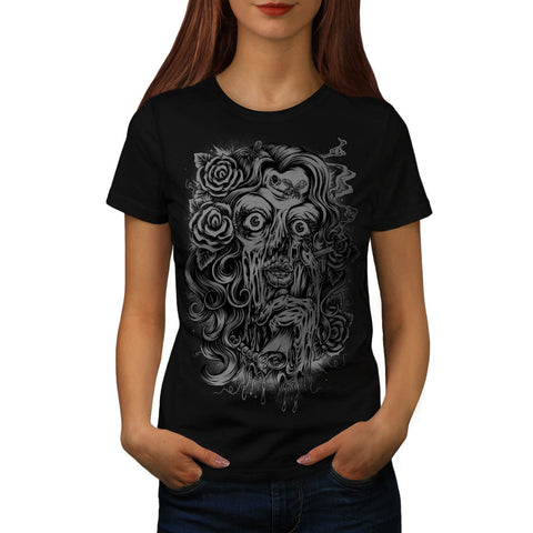 Nightmare Creep Girl Womens T-Shirt