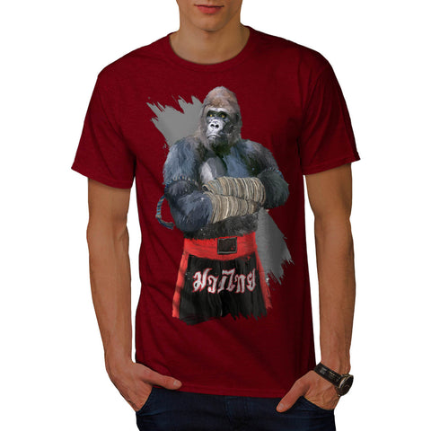 Fighter Gorilla Mens T-Shirt