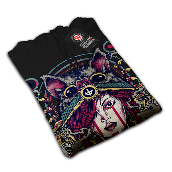 Lady Playing Card Womens Hoodie