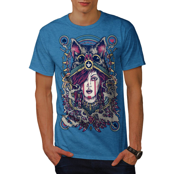 Lady Playing Card Mens T-Shirt