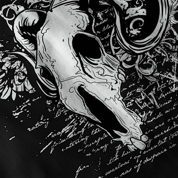 Animal Death Skull Womens Long Sleeve T-Shirt