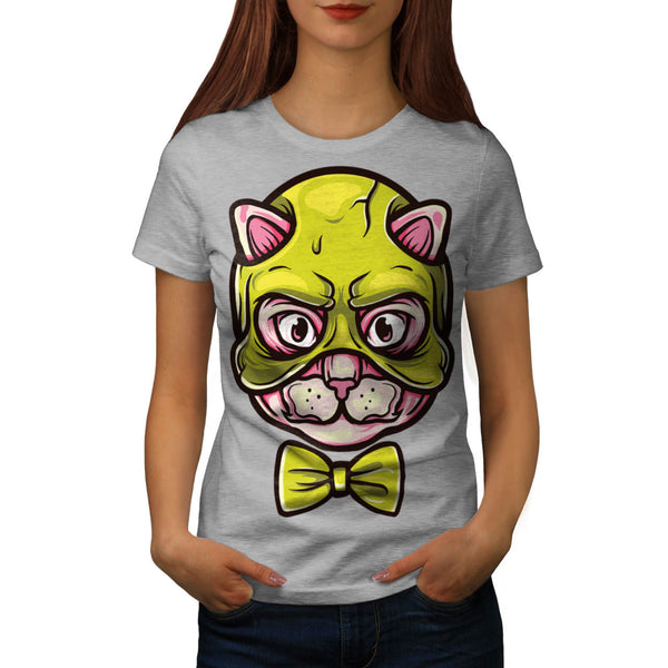 Mystical Cat Face Womens T-Shirt