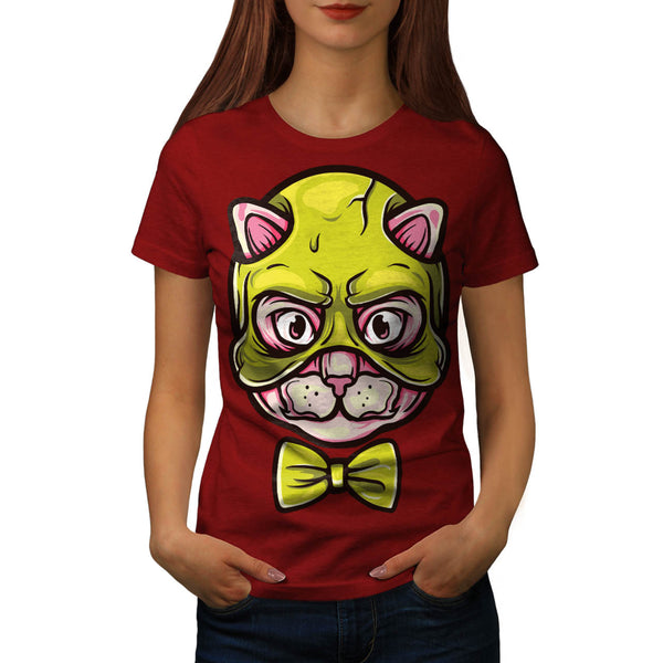 Mystical Cat Face Womens T-Shirt