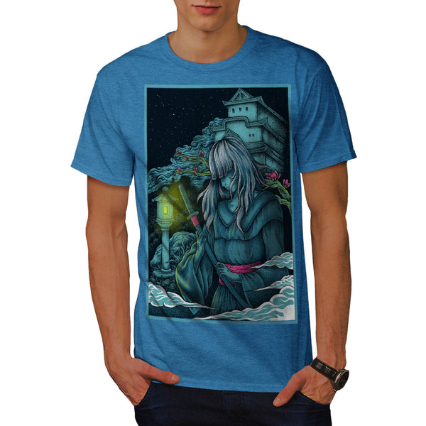 Samurai Girl Japan Mens T-Shirt