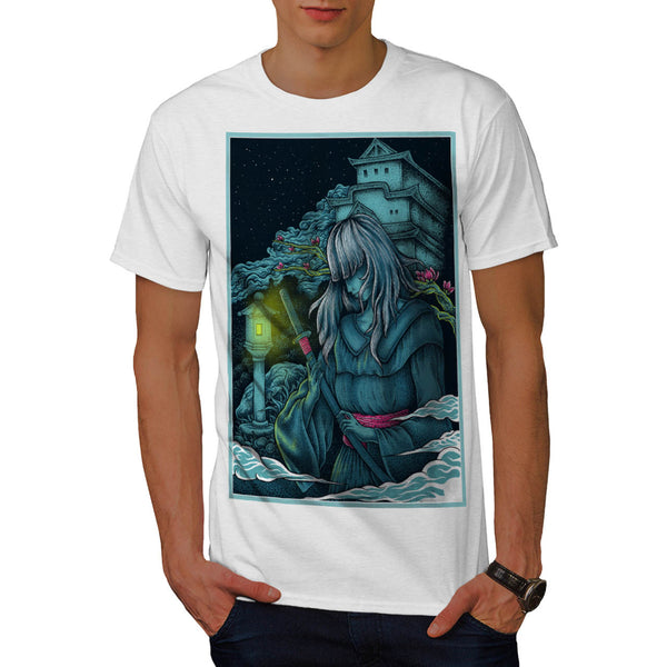 Samurai Girl Japan Mens T-Shirt