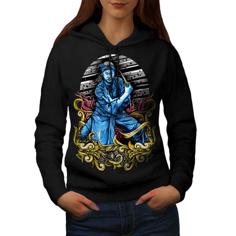 Japanese Samurai Womens Hoodie