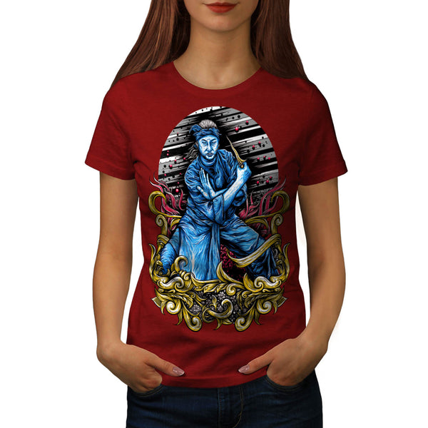 Japanese Samurai Womens T-Shirt