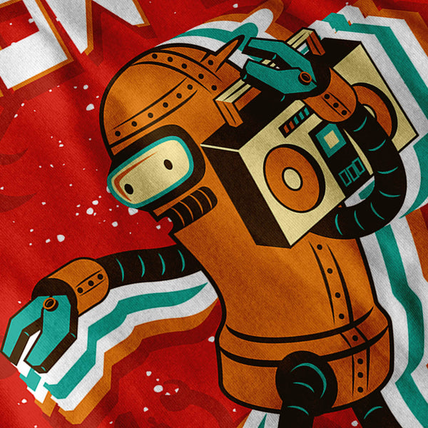 Music Player Robot Womens T-Shirt
