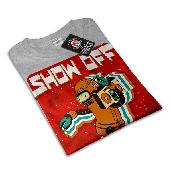 Music Player Robot Womens T-Shirt