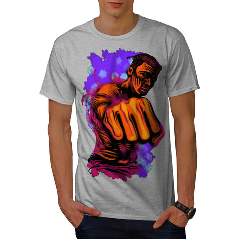Fighter Man Punch Mens T-Shirt