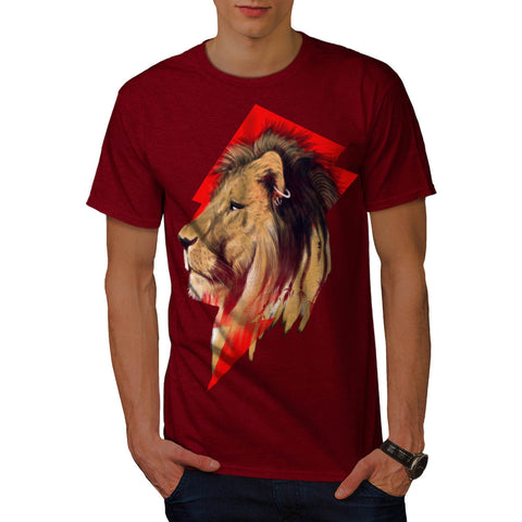 Majestic Lion Punk Mens T-Shirt