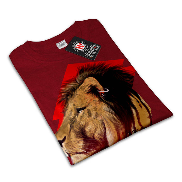 Majestic Lion Punk Womens T-Shirt