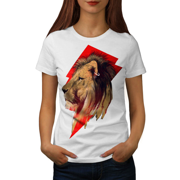 Majestic Lion Punk Womens T-Shirt