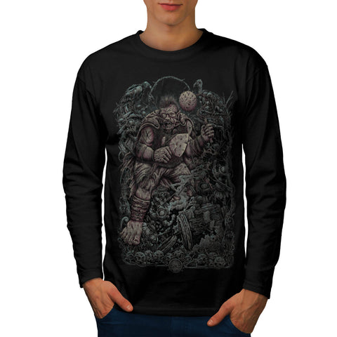 Freaky Mutant Fight Mens Long Sleeve T-Shirt