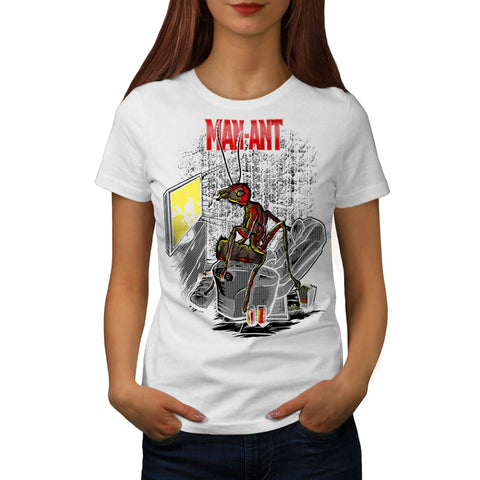 Man Ant Cinema TV Womens T-Shirt