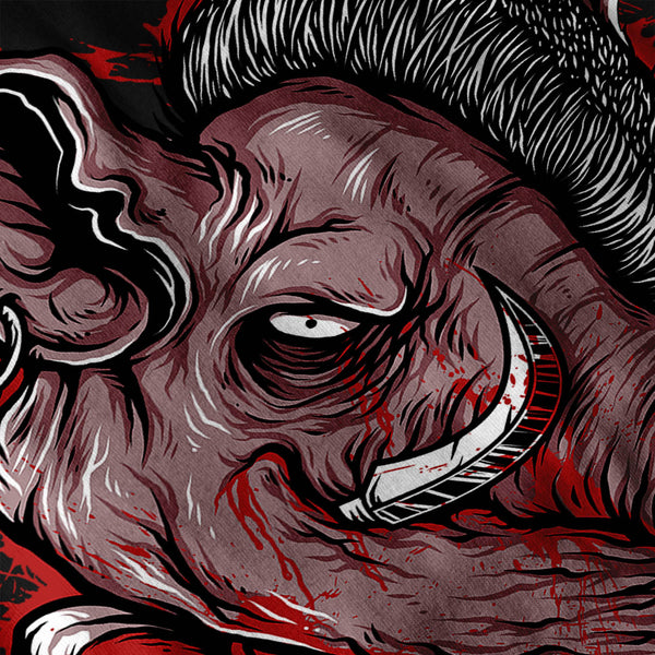 Killer Punk Pig Dead Mens Hoodie