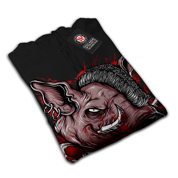 Killer Punk Pig Dead Mens Hoodie