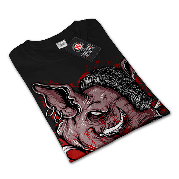 Killer Punk Pig Dead Mens Long Sleeve T-Shirt