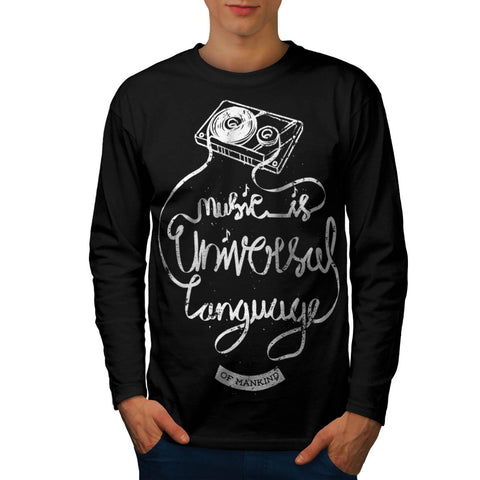 Music Is Universal Mens Long Sleeve T-Shirt